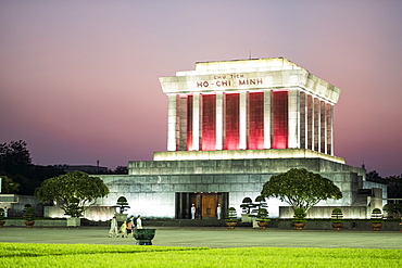 The mausoleum to Ho Chi Minh in Hanoi, Vietnam, Indochina, Southeast Asia, Asia