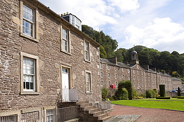 New Lanark, UNESCO World Heritage Site, Lanarkshire, Scotland, United Kingdom, Europe