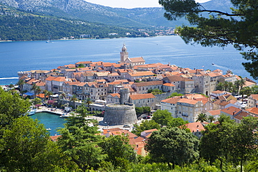 Korcula town, Korcula Island, Dalmatia, Croatia, Europe