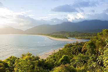 View of Fazenda Beach, Ubatuba, Sao Paulo, Brazil, South America