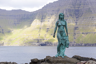 The Seal Woman of Mikladalur (Kopakonan), Kalsoy Island, Faroe Islands, Denmark, Europe