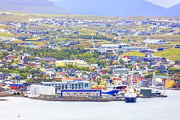 Harbour of Torshavn, Streymoy Island, Faroe Islands, Denmark, Europe