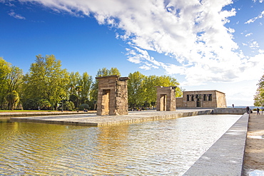 Egyptian Temple of Debod (Templo de Debod), Parque del Oeste, Madrid, Spain, Europe