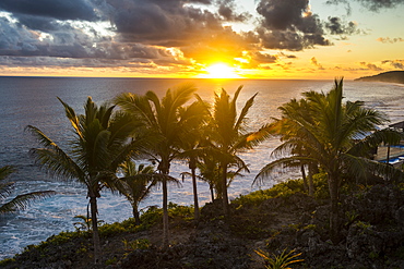 Sunset in Niue, South Pacific, Pacific