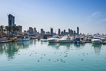 Yacht harbour on Marina Mall, Kuwait City, Kuwait, Middle East