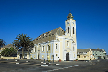 Old German church, Swakopmund, Namibia, Africa