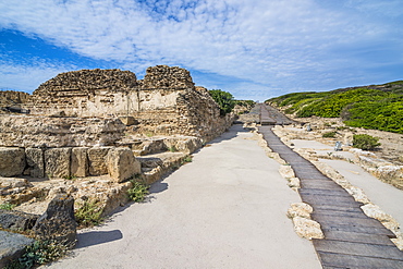 Archaeological site of Tharros, Sardinia, Italy, Mediterranean, Europe