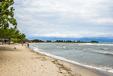 Beach on the shores of Lake Tanganyika, Bujumbura, Burundi, Africa