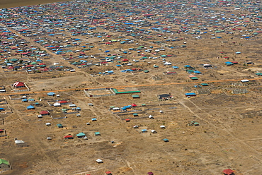 Aerial of Juba, South Sudan, Africa