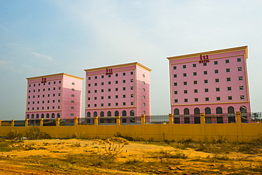 New Chinese buildings, Malanje, Malanje province, Angola, Africa