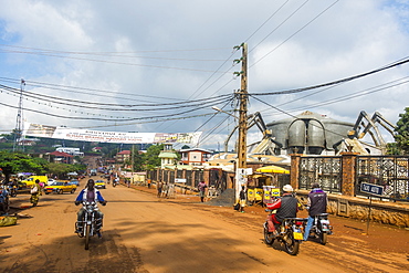 City centre of Foumban, Cameroon, Africa