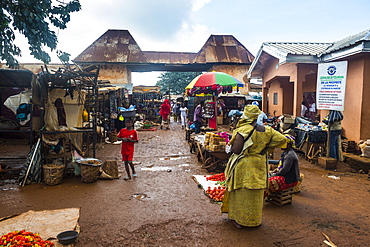 Market in Foumban, Cameroon, Africa