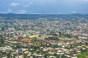 View over Bamenda, Cameroon, Africa