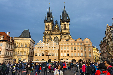 Old Town Square, UNESCO World Heritage Site, Prague, Czech Republic, Europe