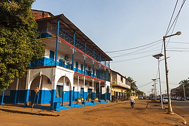 Old Portuguese architecture, Bissau, Guinea Bissau, West Africa, Africa