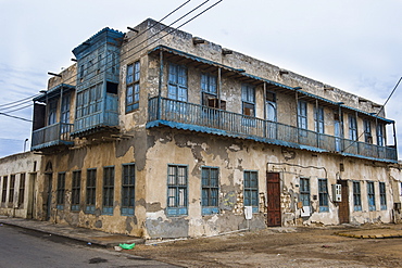 Old traditional houses in Al Wadj, Saudi Arabia, Middle East