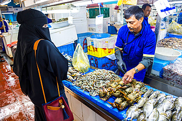 The fish market of Jeddah, Saudi Arabia, Middle East