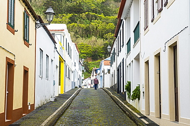 Old town of Lajes, Island of Pico, Azores, Portugal, Atlantic, Europe