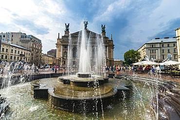 Lviv National Academic Opera and Ballet Theatre, Lviv, UNESCO World Heritage Site, Ukraine, Europe