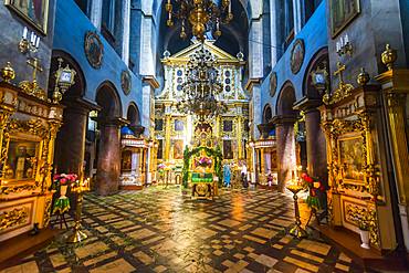 Interior of the Transfiguration Cathedral, Chernihiv, Ukraine, Europe