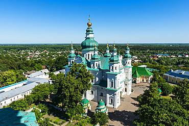 View over the Trinity Monastery, Chernihiv, Ukraine, Europe