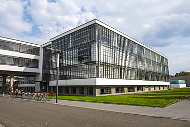 The Bauhaus College, UNESCO World Heritage Site, Dessau, Saxony-Anhalt, Germany, Europe