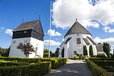 Osterlars Round Church, Bornholm, Denmark, Scandinavia, Europe