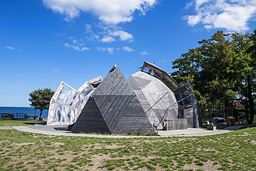 Cultural center, Allinge- Sandvig Sogn, Bornholm, Denmark, Scandinavia, Europe