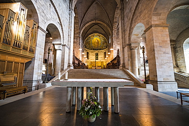 Interior of the Lund Cathedral, Lund, Sweden, Scandinavia, Europe