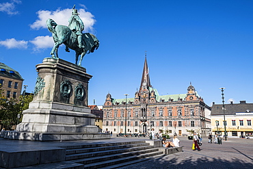 Karl Gustav statue, Malmo, Sweden, Scandinavia, Europe