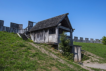 Trelleborg Viking ring Fortress, Trelleborg, Sweden, Scandinavia, Europe