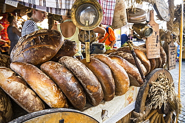 Fresh bread for sale, Gdansk, Poland, Europe