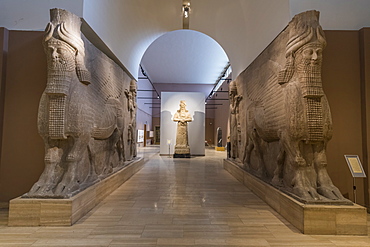 Antique artefacts in the National Museum of Iraq, Baghdad, Iraq, Middle East