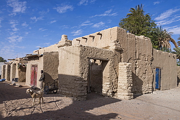 The desert town of Faya-Largeau, northern Chad, Africa