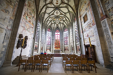 Interior of the Benedictine Abbey of Reichenau, Reichenau Island, UNESCO World Heritage Site, Lake Constance, Baden-Wurttemberg, Germany, Europe