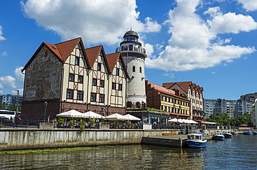 Fishing Village along the Pregel River, Kaliningrad, Russia, Europe