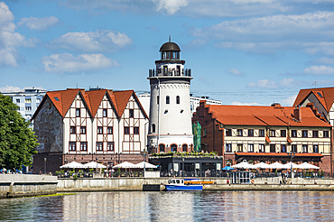 Fishing Village along the Pregel River, Kaliningrad, Russia, Europe