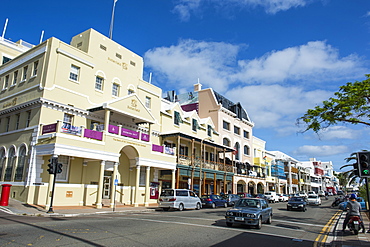 Historical seafront, Hamilton, Bermuda