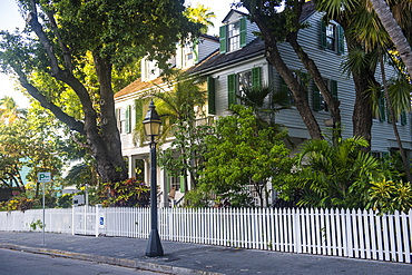 Colonial house in Key West, Florida, United States of America, North America