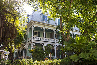 Colonial house in Key West, Florida, United States of America, North America