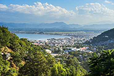 View over Cap Haitien, Haiti, Caribbean, Central America