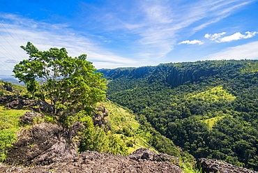 View over the mountains along Sogeri road, Port Moresby, Papua New Guinea, Pacific