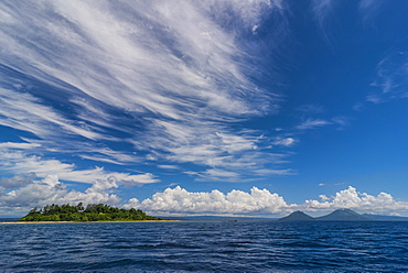 Little island off the coast of Rabaul, East New Britain, Papua New Guinea, Pacific