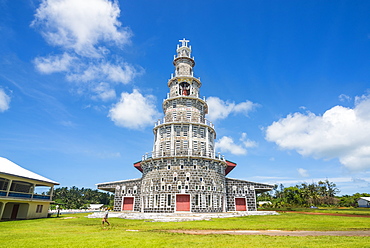 Church of the Sacred Heart, Matautu, Wallis Island, Wallis and Futuna, Melanesia, South Pacific, Pacific