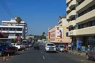 The CBD of Blantyre, Malawi, Africa