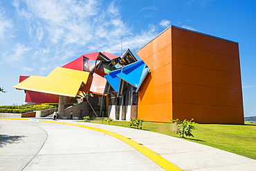 The colourful Biomuseo (The Biodiversity Museum) (Panama Bridge of Life), Panama City, Panama, Central America