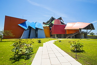 The colourful Biomuseo (The Biodiversity Museum) (Panama Bridge of Life), Panama City, Panama, Central America