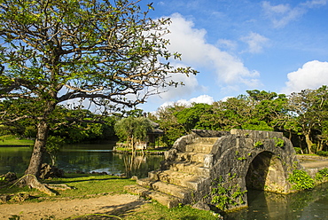 Shikinaen Garden (Shikina-en Garden), UNESCO World Heritage Site, Naha, Okinawa, Japan, Asia