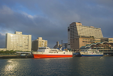 The Harbour area of Naha, Okinawa, Japan, Asia