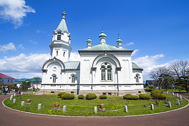 Hakodate Russian Orthodox Church, Motomachi district, Hakodate, Hokkaido, Japan, Asia